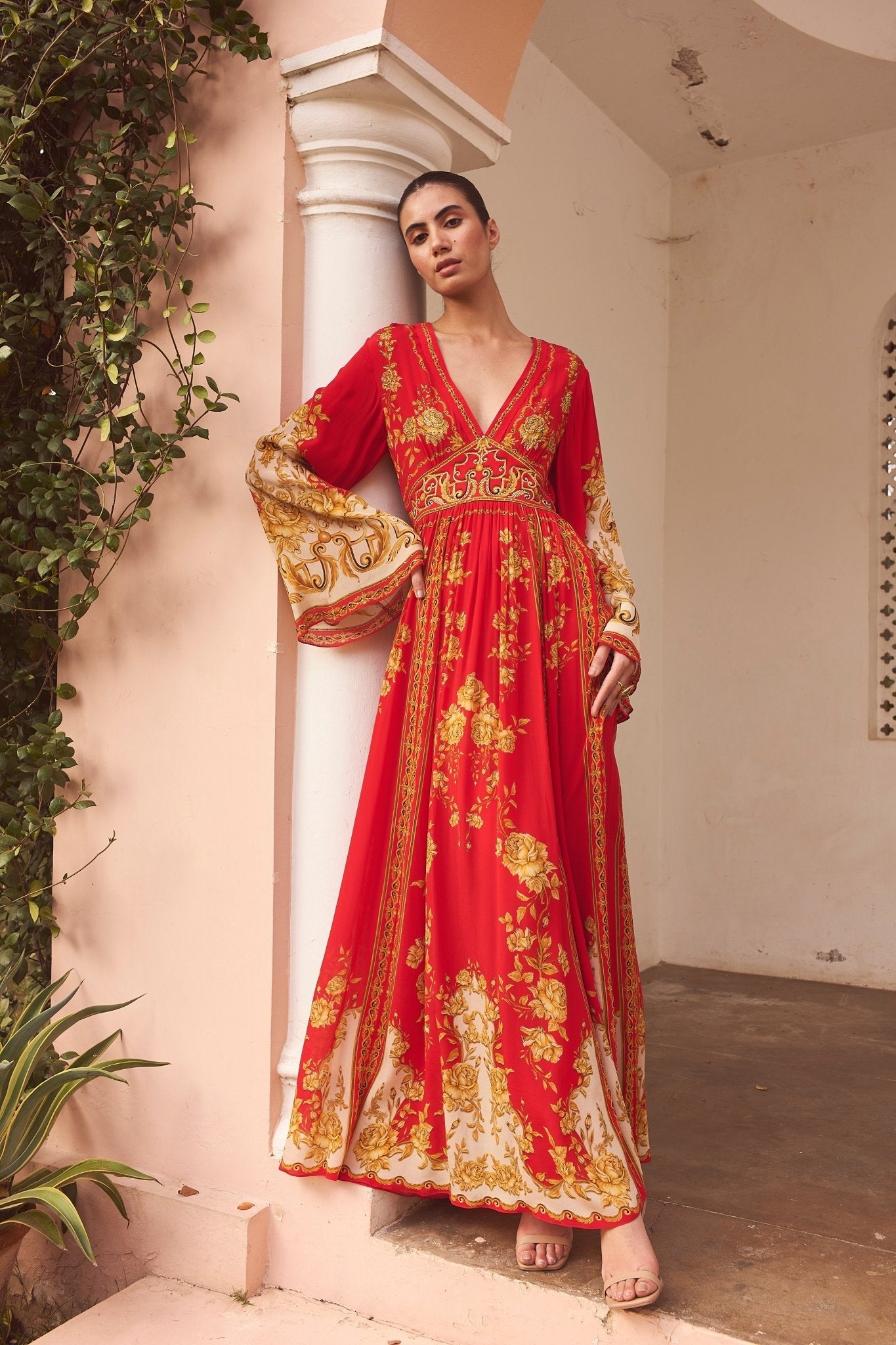 Oriental maxi dress hotsell