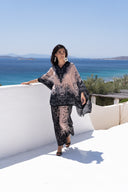 BLACK PAISLEY CO-ORD SET