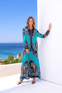 BLUE TIGRESS WOMEN SHIRT - Czarina