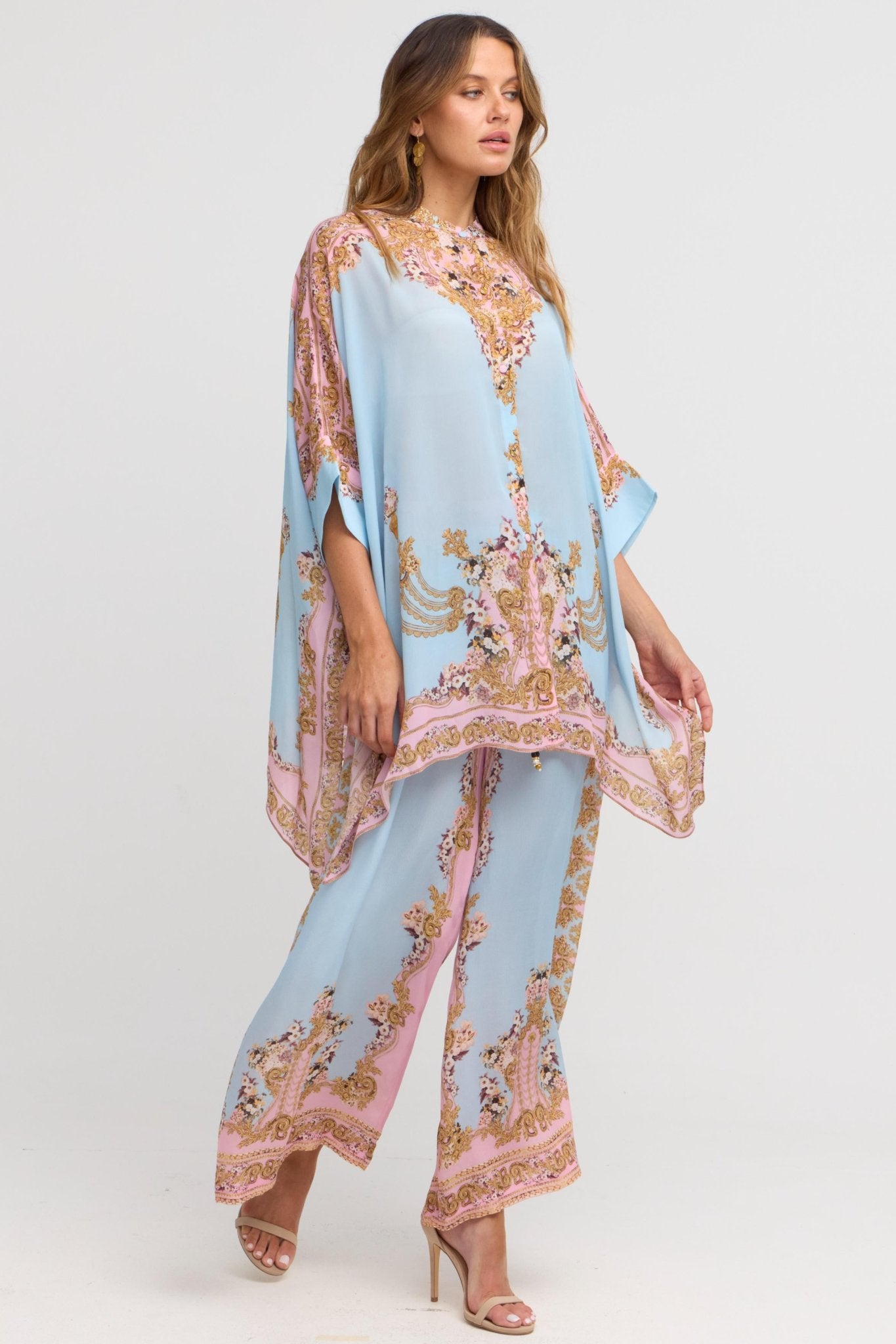 Dusk Till Dawn Kaftan Top w Sleeves - Czarina