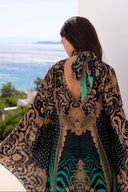 EMERALD EMPRESS HI - NECK MAXI KAFTAN - Czarina