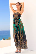 EMERALD EMPRESS S - S MIDI DRESS - Czarina