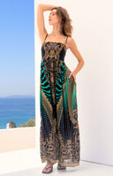 EMERALD EMPRESS S - S MIDI DRESS - Czarina