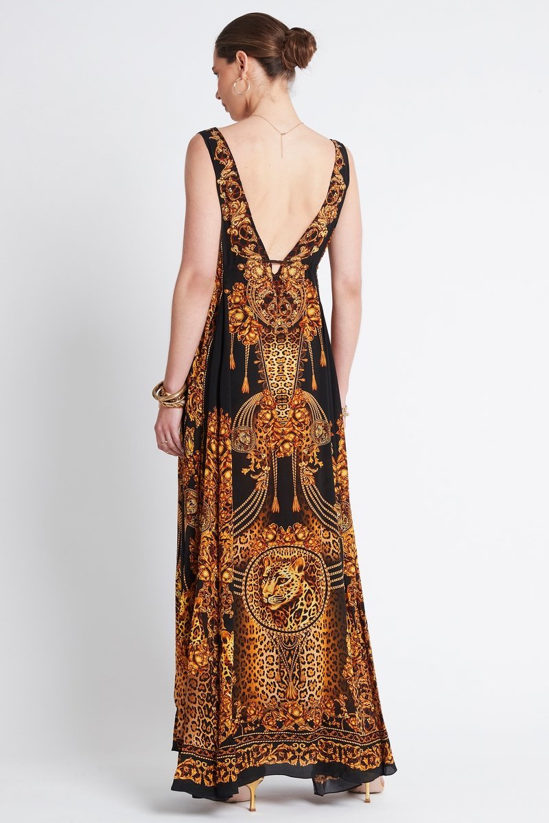 GOLDEN LADY MAXI DRESS - Czarina