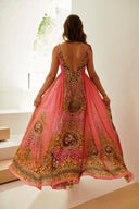 PRINCESS LEOPARD MAXI DRESS