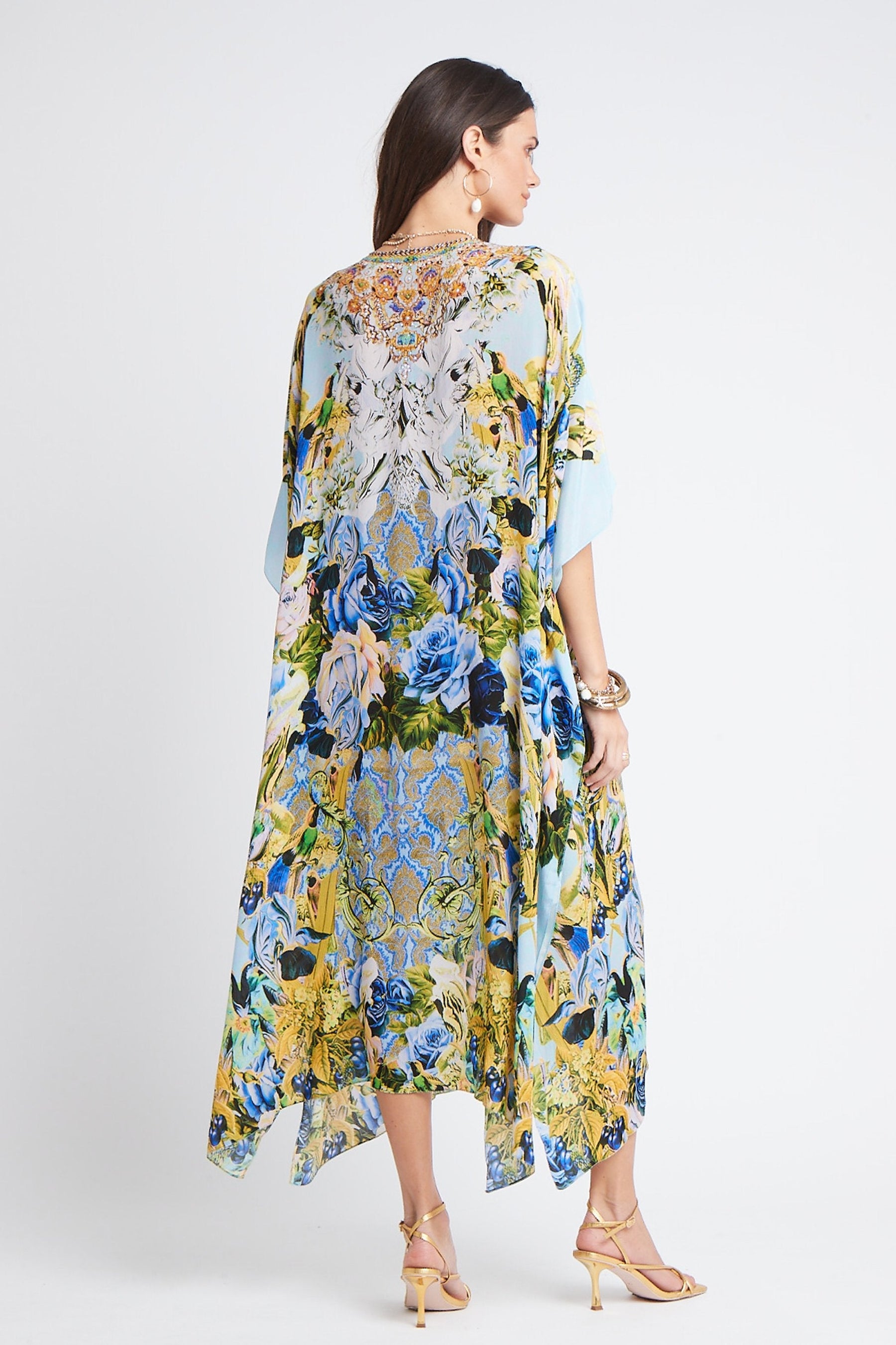 SUMMER BLUES MEDIUM KAFTAN