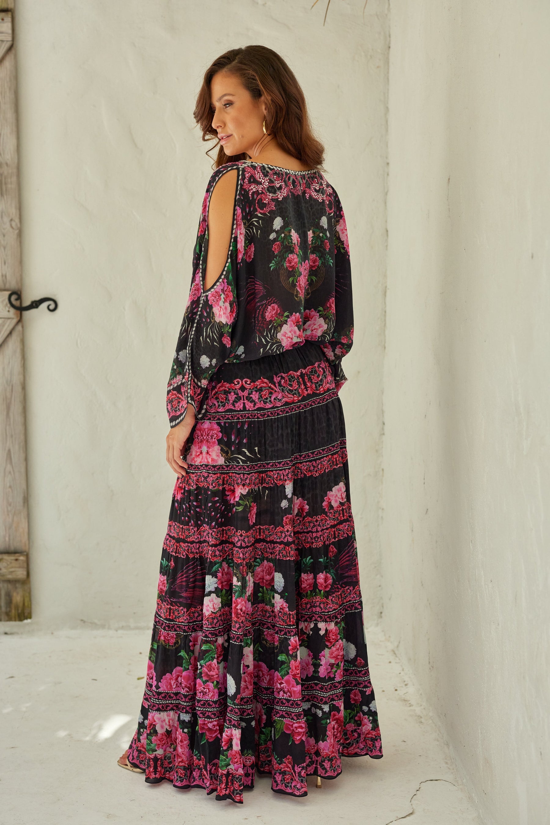 ROMANTIC JEWELS MAXI SKIRT