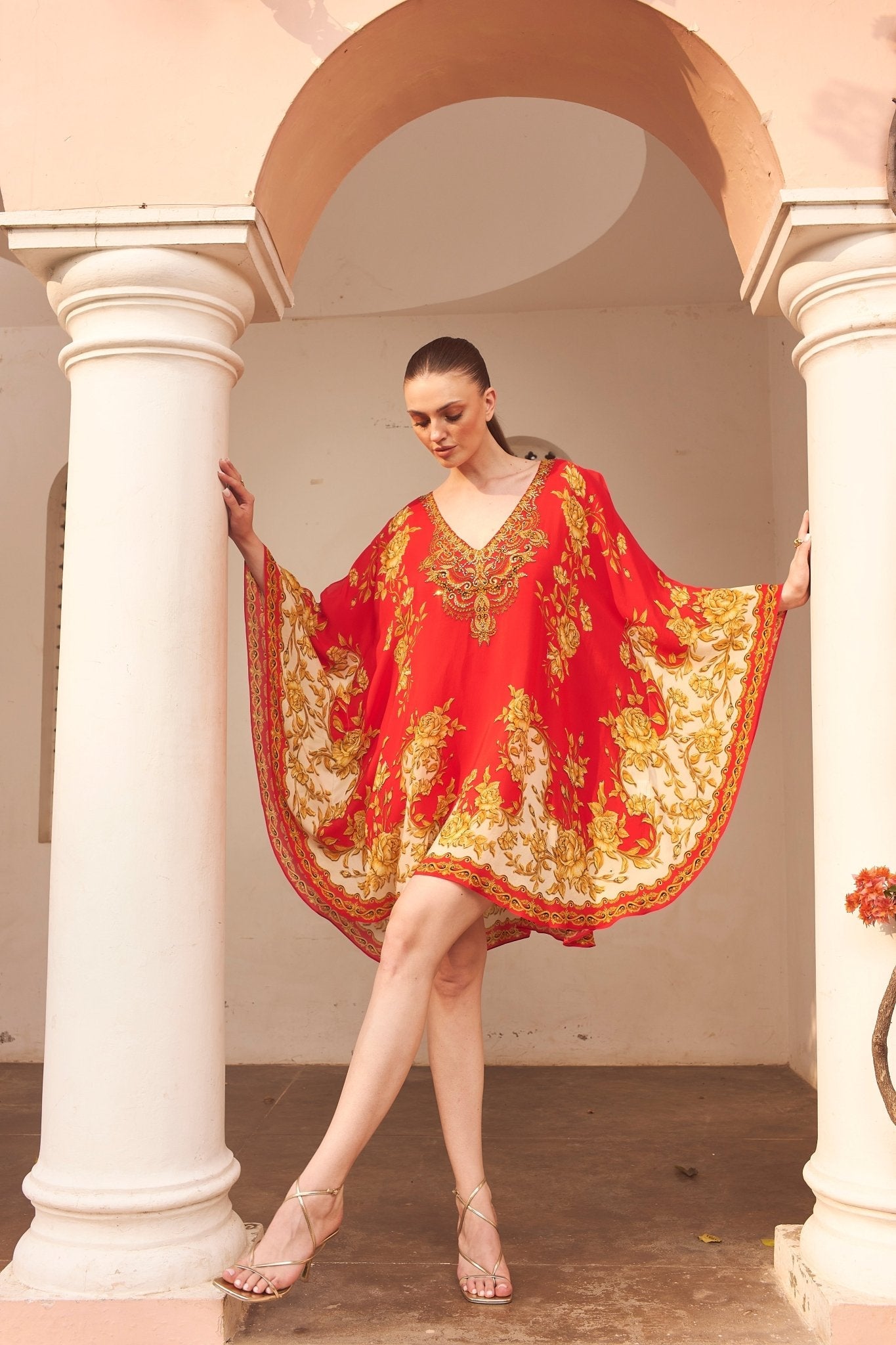 A NIGHT IN SHANGHAI KAFTAN DRESS - Czarina