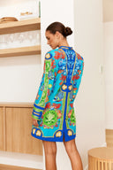 DEEP IN THE OCEAN BLAZER DRESS - Czarina