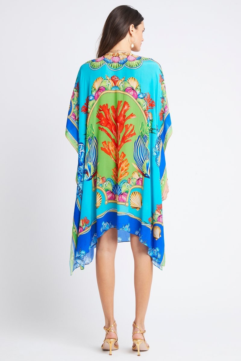 DEEP IN THE OCEAN SHORT KAFTAN - PRE ORDER - Czarina