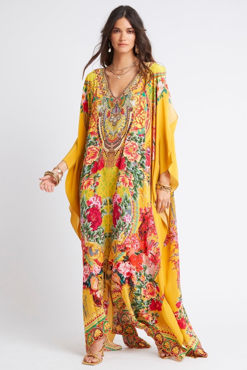 ENDLESS SUMMER SILK BIG WIDTH KAFTAN - PRE ORDER - Czarina