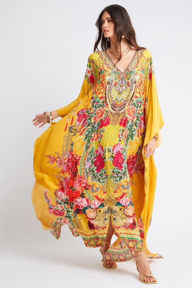 ENDLESS SUMMER SILK BIG WIDTH KAFTAN - PRE ORDER - Czarina