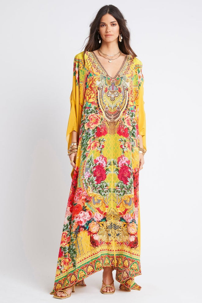 ENDLESS SUMMER SILK BIG WIDTH KAFTAN - PRE ORDER - Czarina