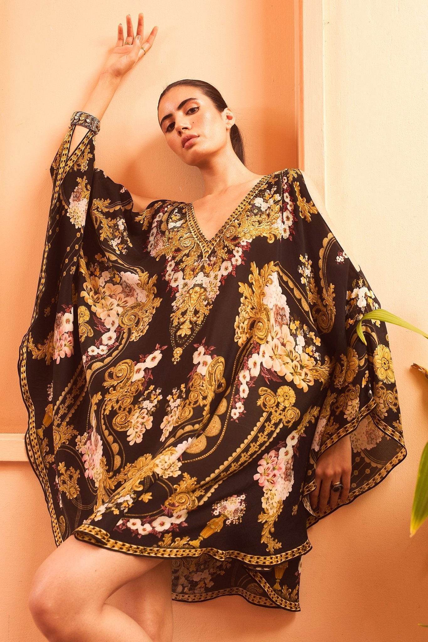 GOLDEN GIRL KAFTAN DRESS - Czarina