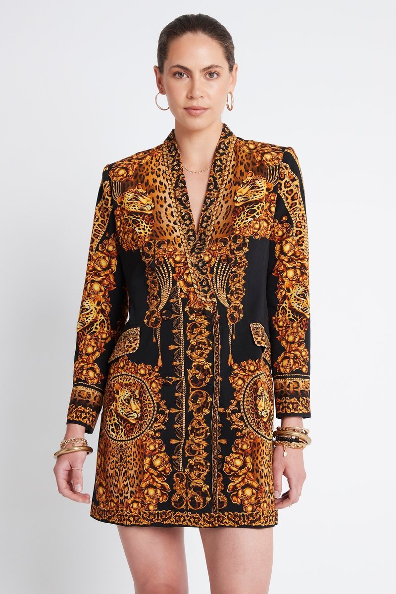 GOLDEN LADY BLAZER DRESS - Czarina