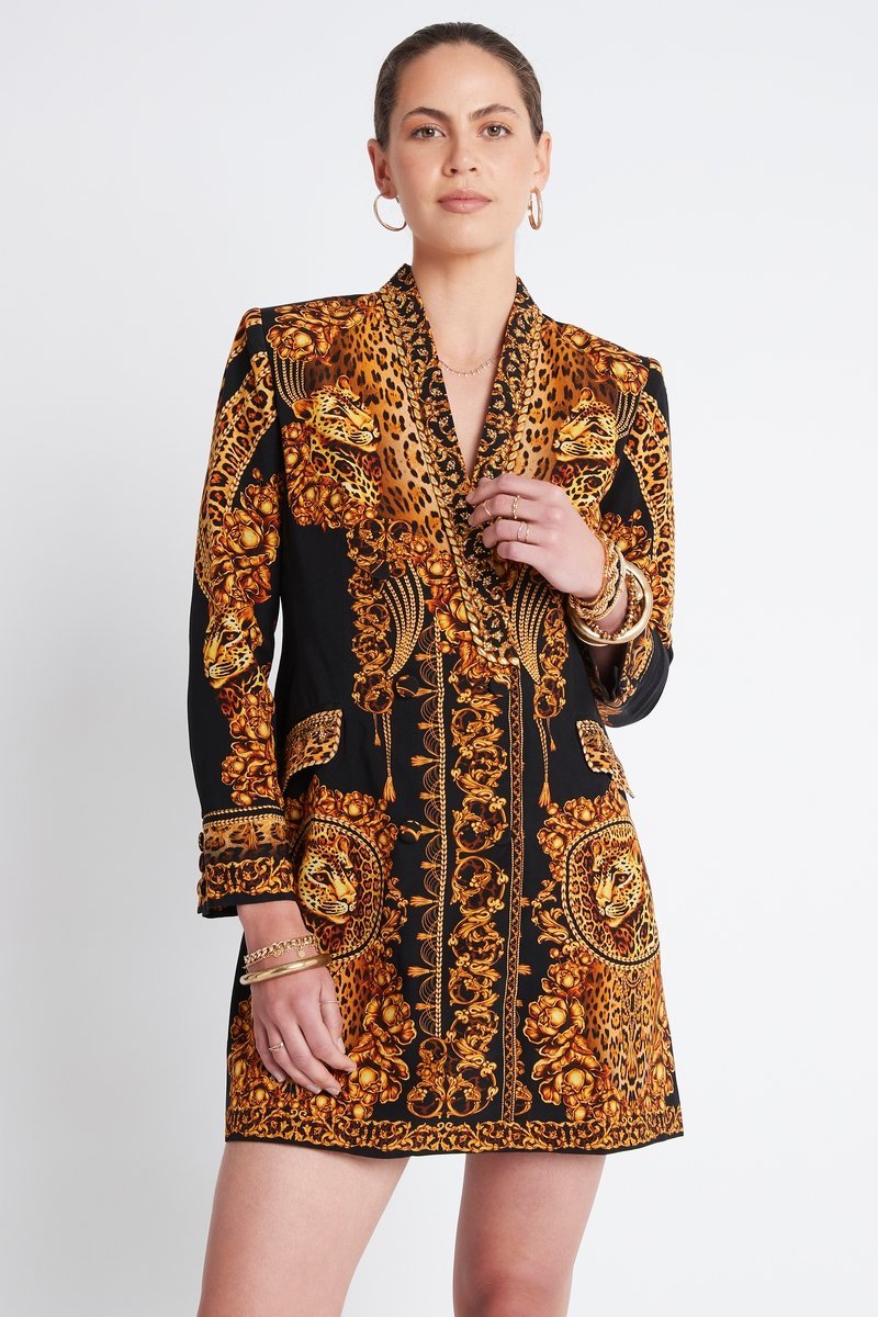 GOLDEN LADY BLAZER DRESS - Czarina