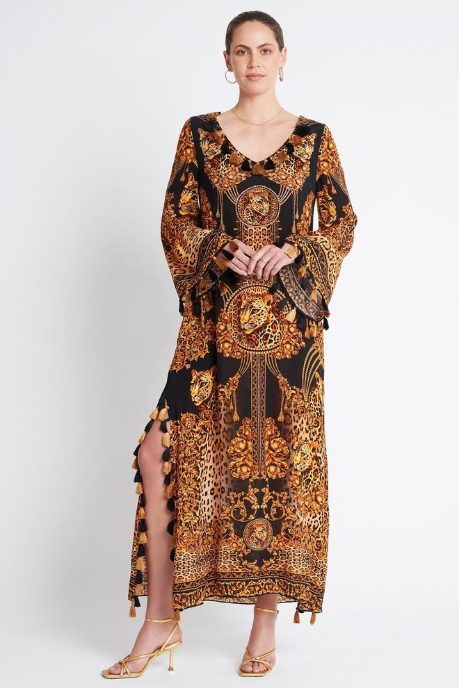 GOLDEN LADY LONG TUNIC W TASSELS - Czarina