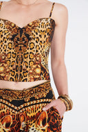 GOLDEN LADY SMOCKING CORSET TOP - Czarina