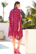 HEART FOREVER MIDI COLLAR KAFTAN - Czarina