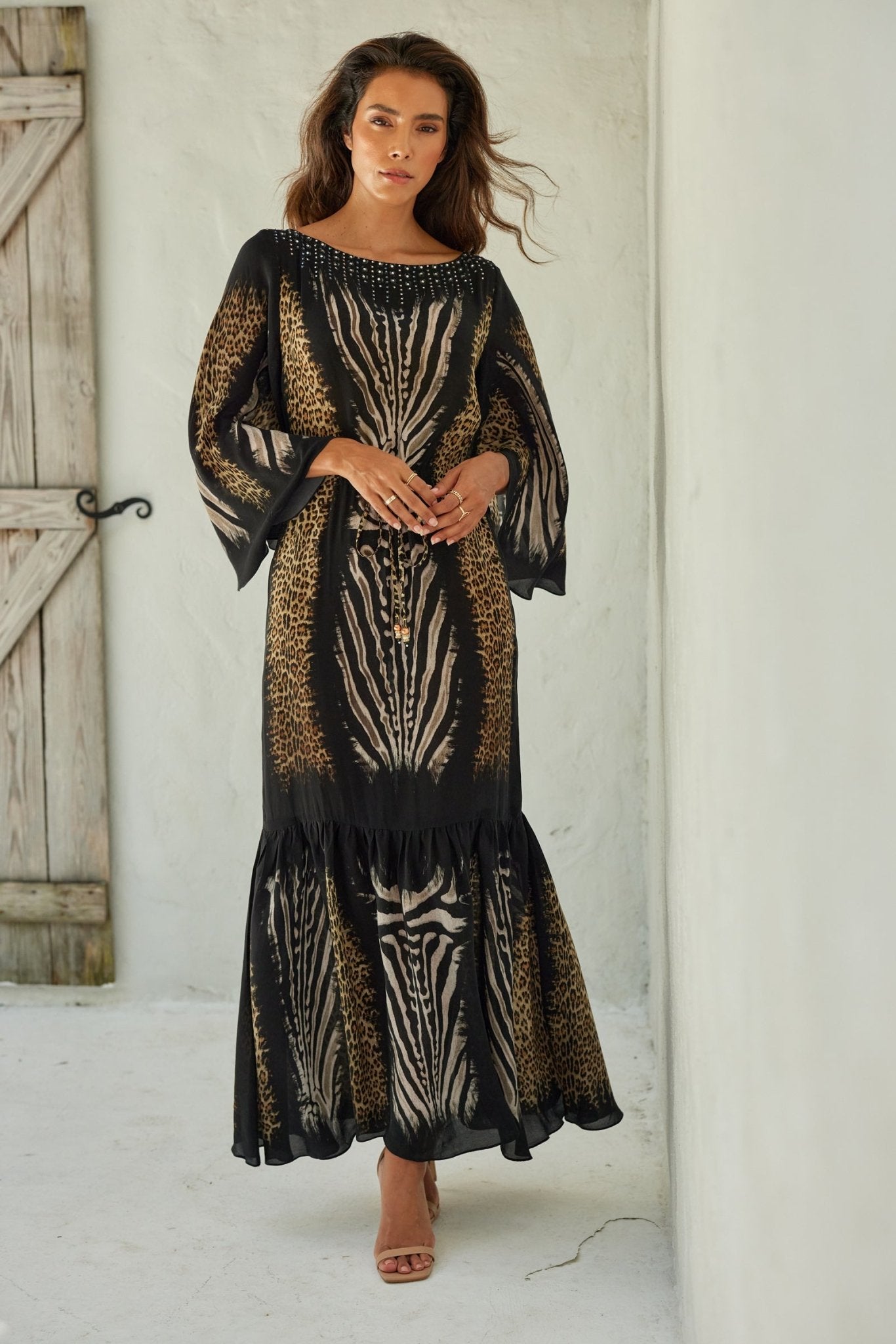 WILD ELEGANCE COCKTAIL MAXI DRESS