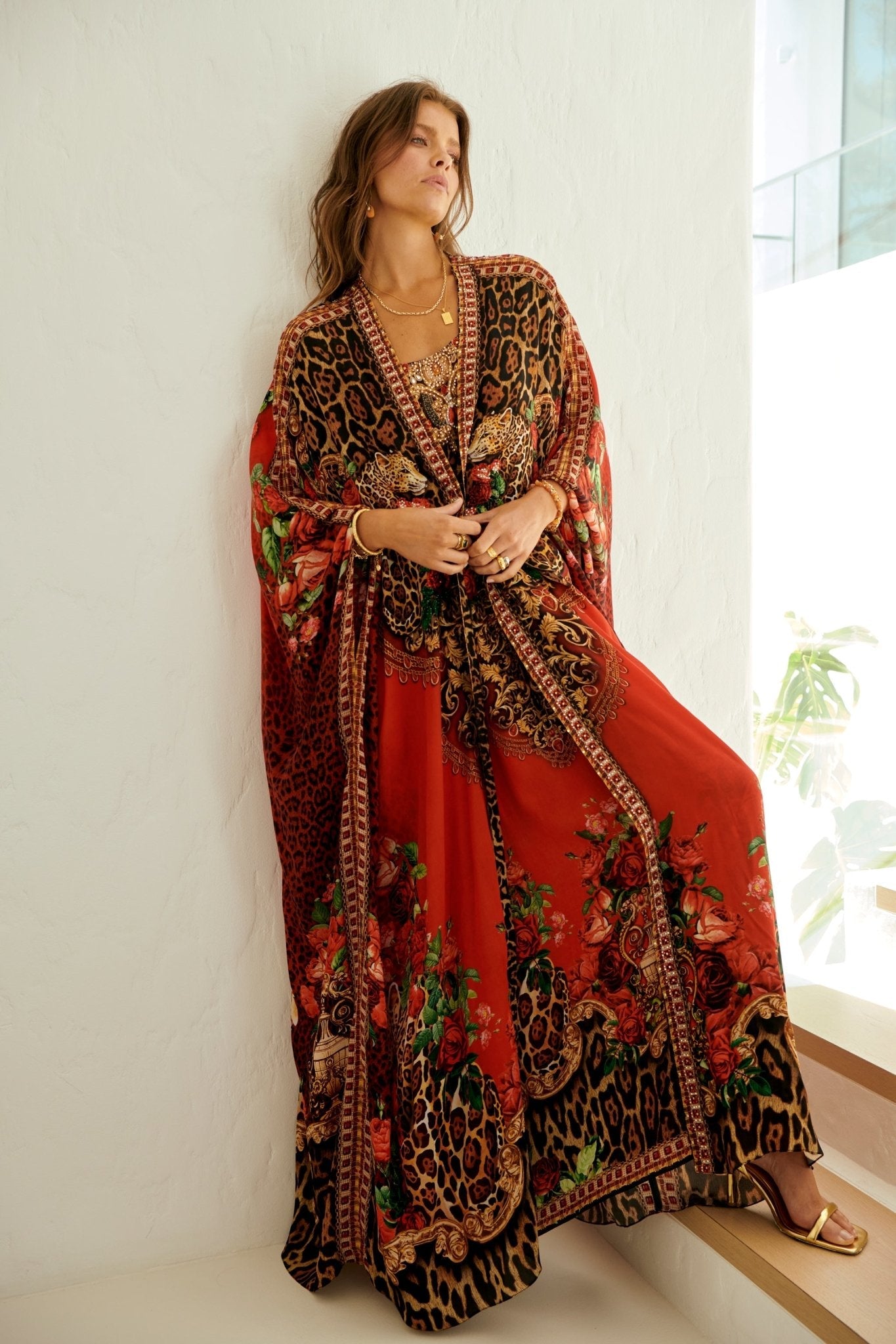 LEOPARDESS LONG CAPE - Czarina