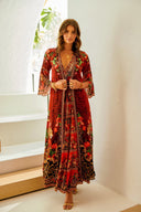 ROUGE LONG JACKET W SPLIT SLEEVES