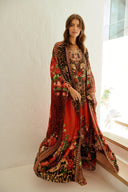 ROUGE ROUND NECK LONG KAFTAN