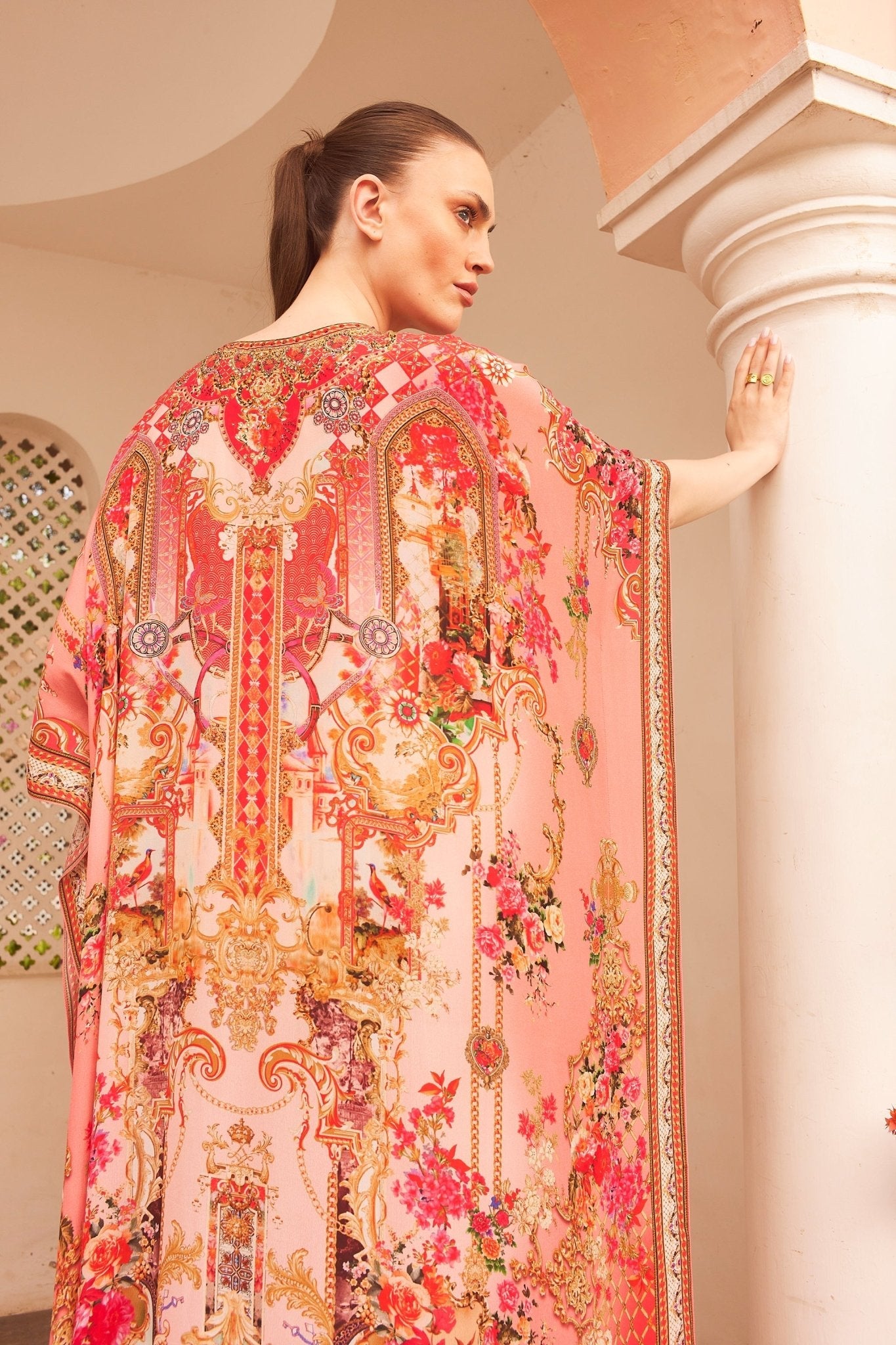 PINK CASTLE MEDIUM KAFTAN - Czarina