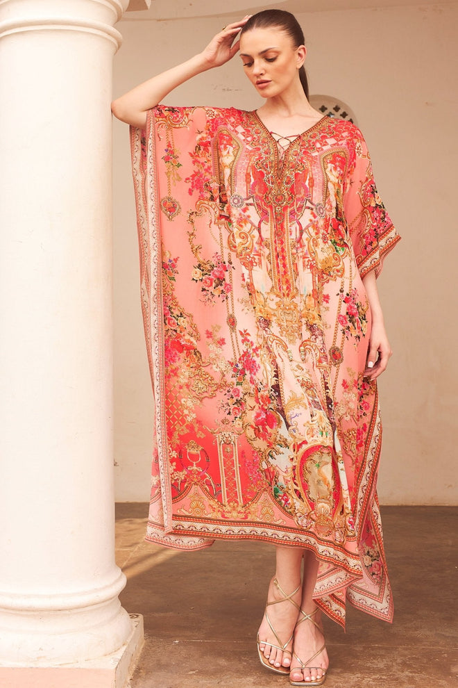 PINK CASTLE MEDIUM KAFTAN - Czarina