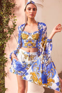 SANTORINI SUNRISE BUSTIER TOP - Czarina