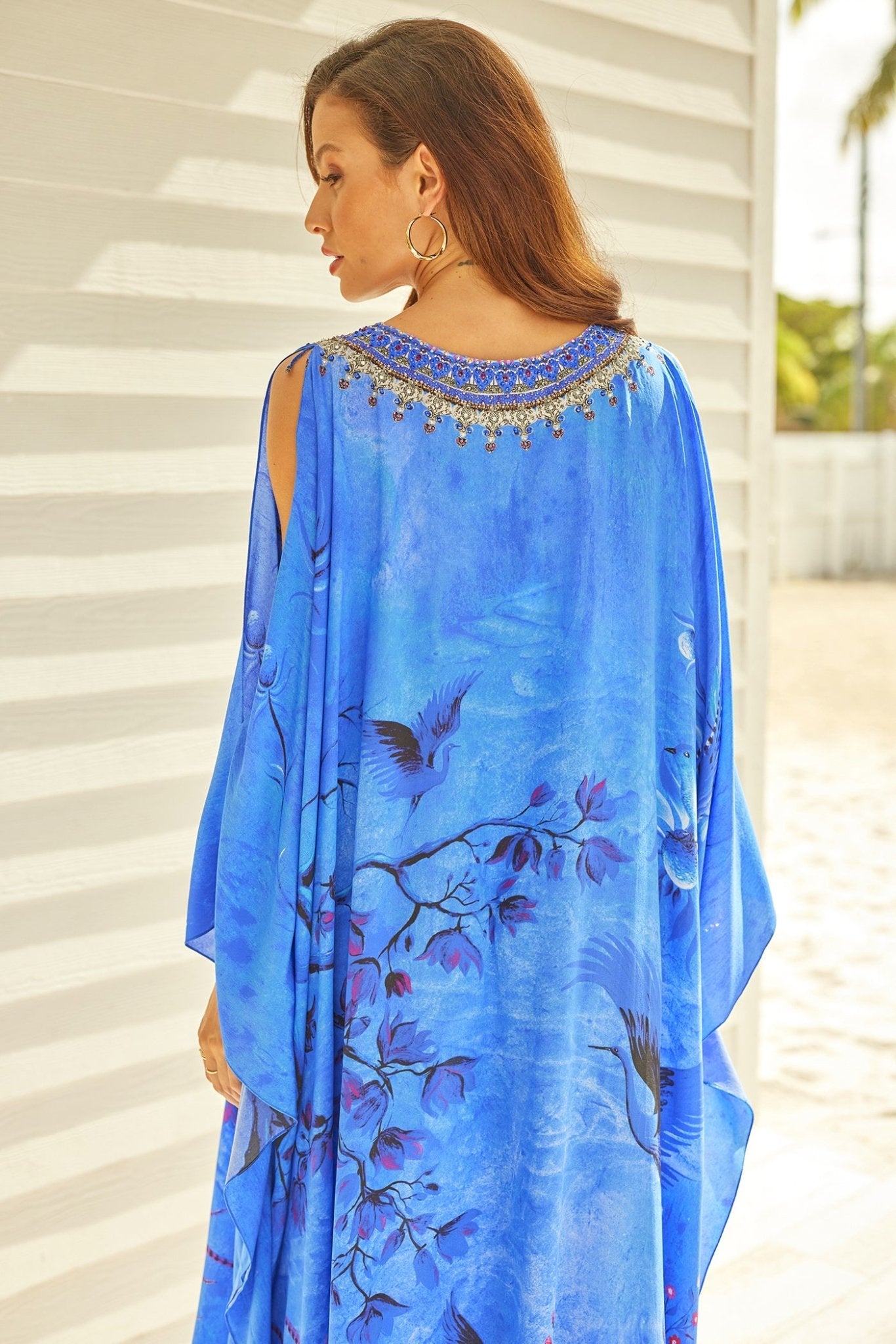 SHAHI BIG WIDTH SILK KAFTAN - Czarina