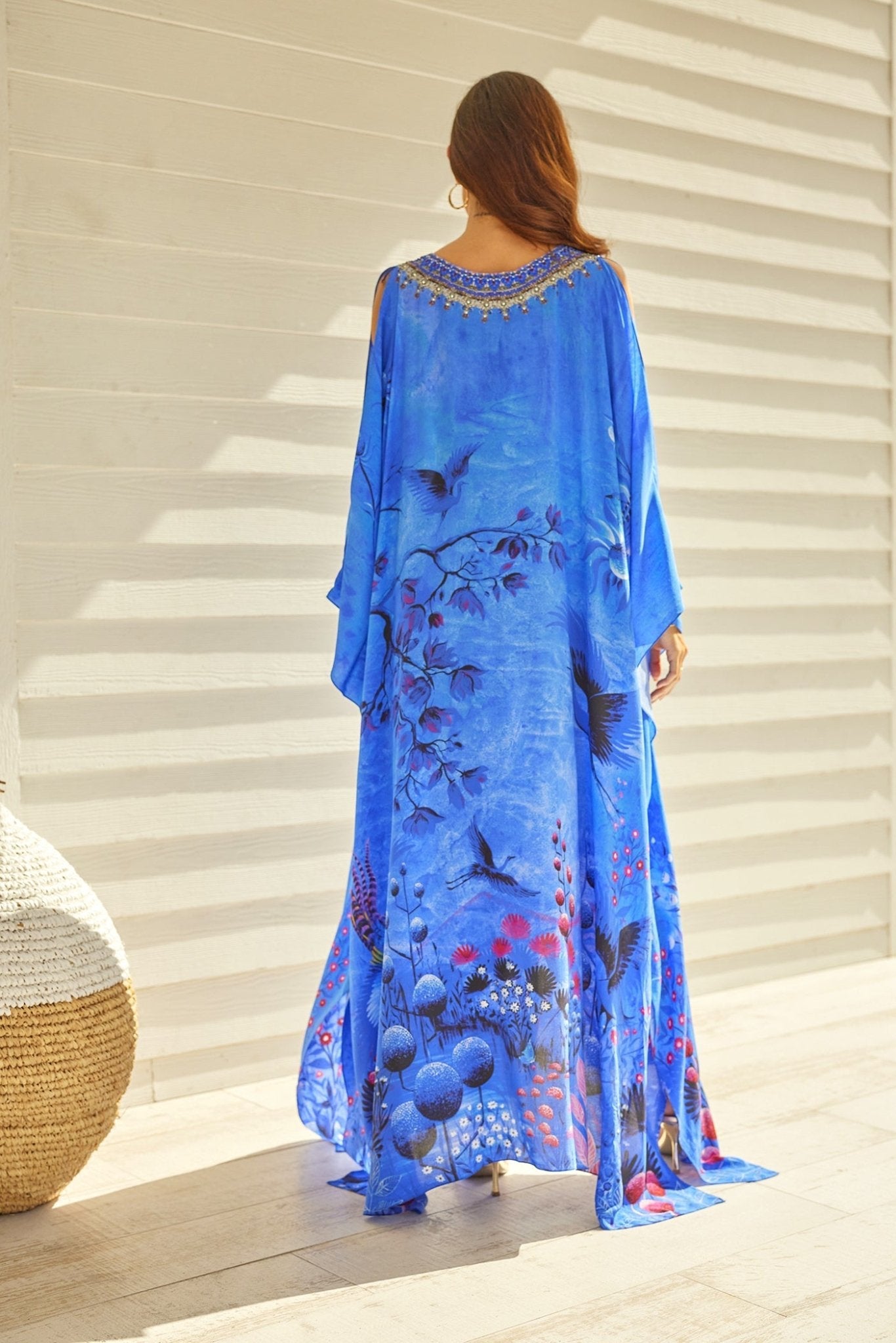 SHAHI BIG WIDTH SILK KAFTAN - Czarina