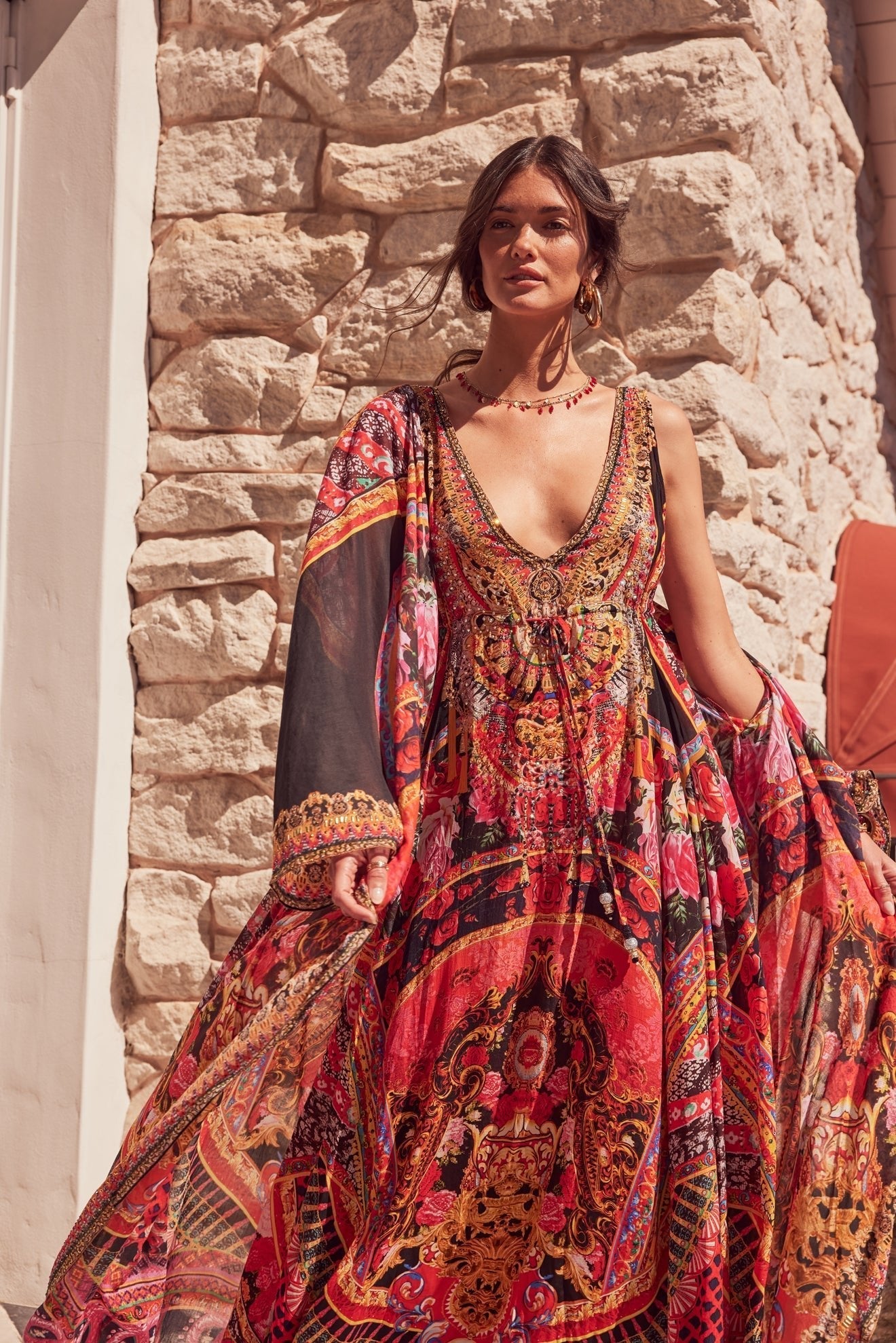 SHE WAS POWERFUL MAXI DRESS - Czarina