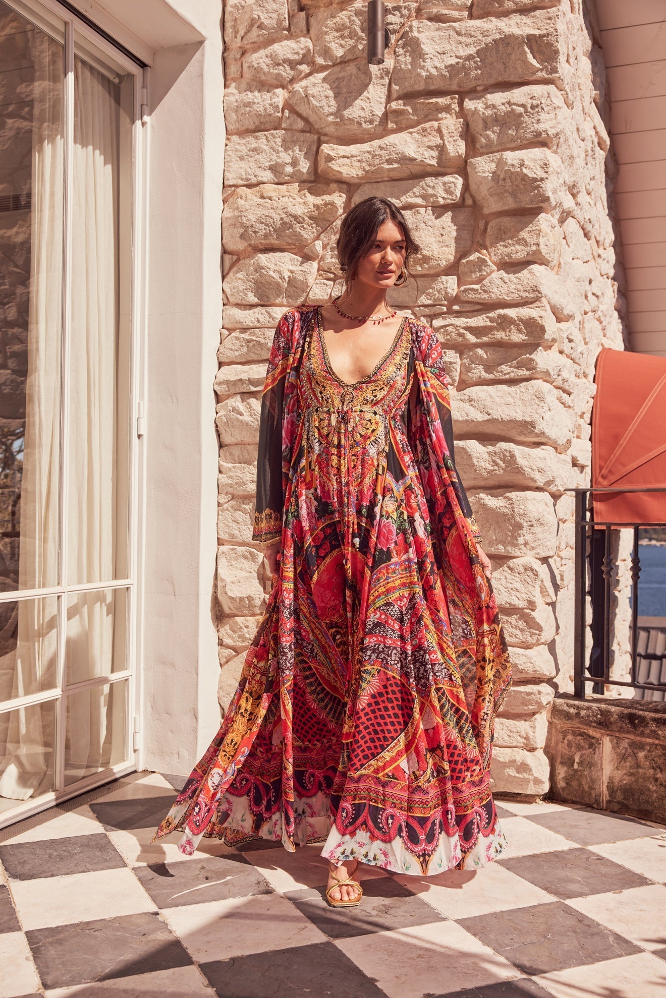 SHE WAS POWERFUL MAXI DRESS - Czarina